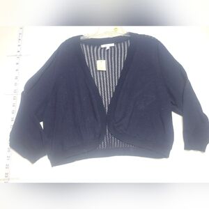 Maurices Deep Blue Open-Front Cardigan